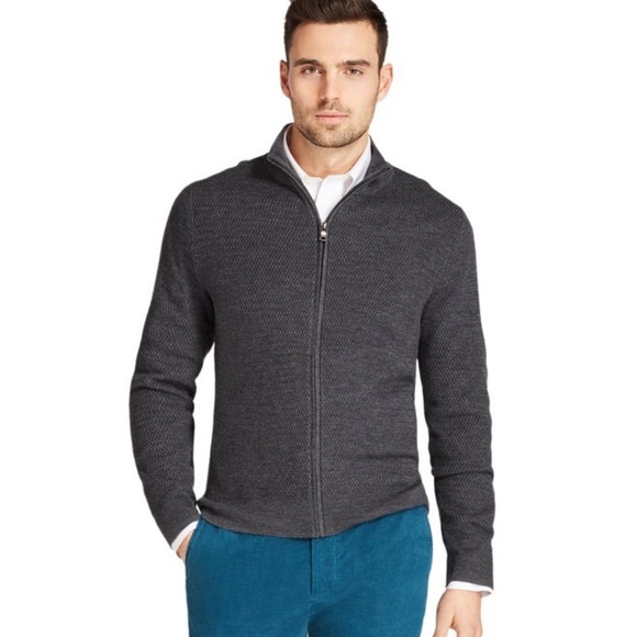 Brooks Brothers Other - Brooks Brothers Mens Grey Wool Cashmere Sweater XL